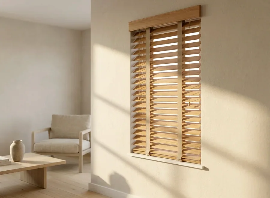 Timber Venetians fitted in a Plattekloof home
